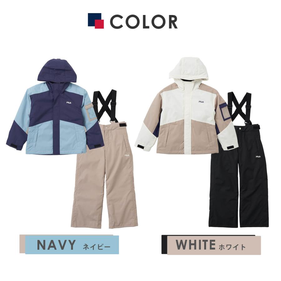 FILA（フィラ） 特価 スキーウェア キッズ ジュニア スノボー ロゴ