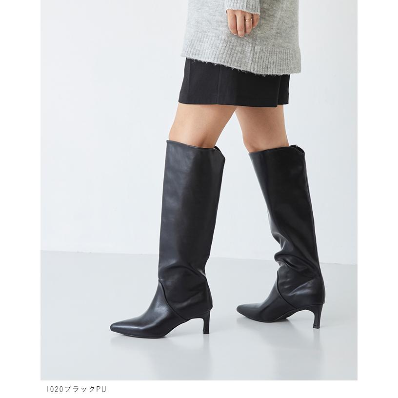 menue（メヌエ） ロングブーツ レディース ブーツ ポインテッドトゥ