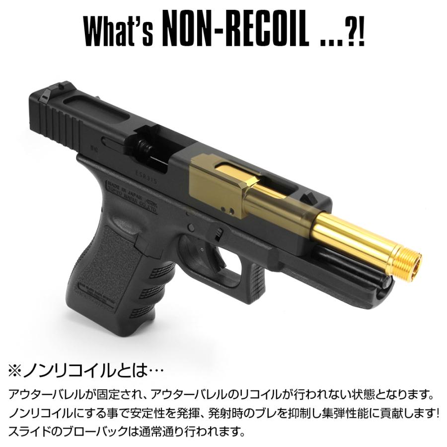 LayLax 東京マルイ ガスブローバック G17 Gen.3/G18C/G22 ノンリコイル