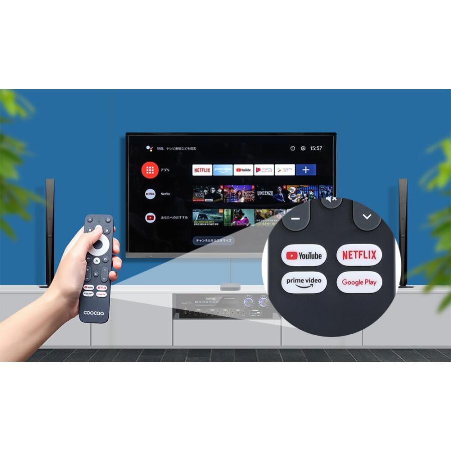 coocaa 4K UHDストリーミングプレーヤー クロームキャスト