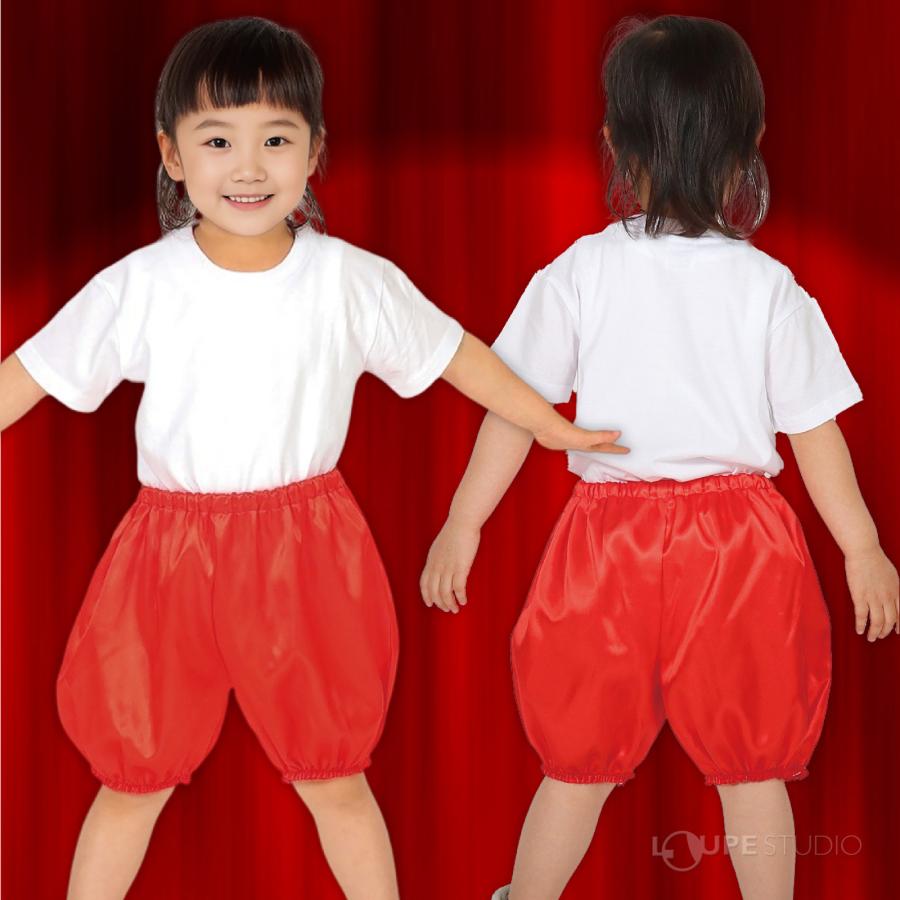 ソフトサテン かぼちゃパンツ Cサイズ 幼児向け 生地 学芸会 衣装