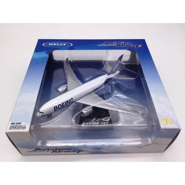 WELLY ボーイング 787 ダイキャストメタル製 模型 スタンド付き