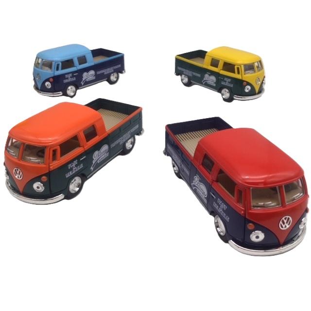 1台売り 1/34 1963 ワーゲンタイプ2 デリバリーサービス ダブルキャブ