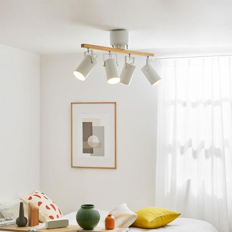 LOWYA（ロウヤ） スポットライト シーリング 4灯 LED おしゃれ