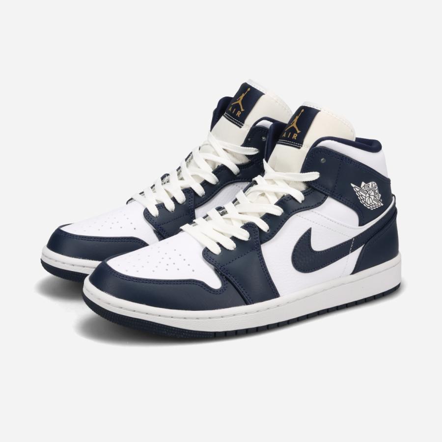 エア ジョーダン 1 NIKE AIR JORDAN MID ナイキ ミッド WHITE/METALLIC