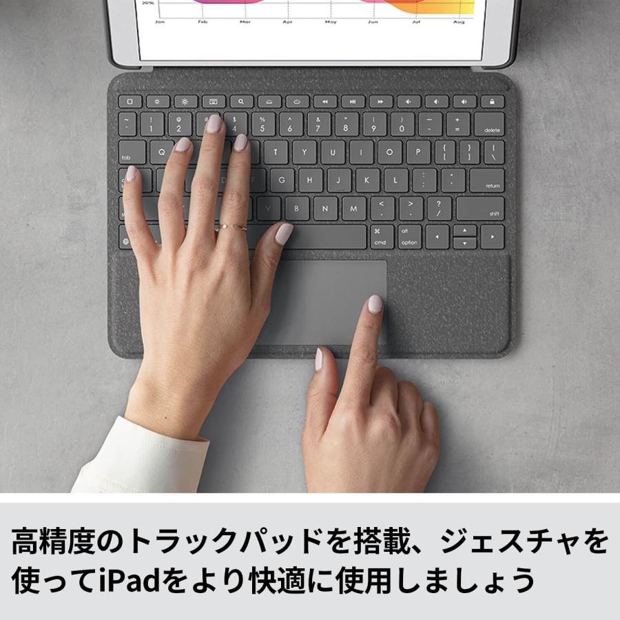 logicool（ロジクール） iPad キーボード ケース Combo Touch iPad 第7