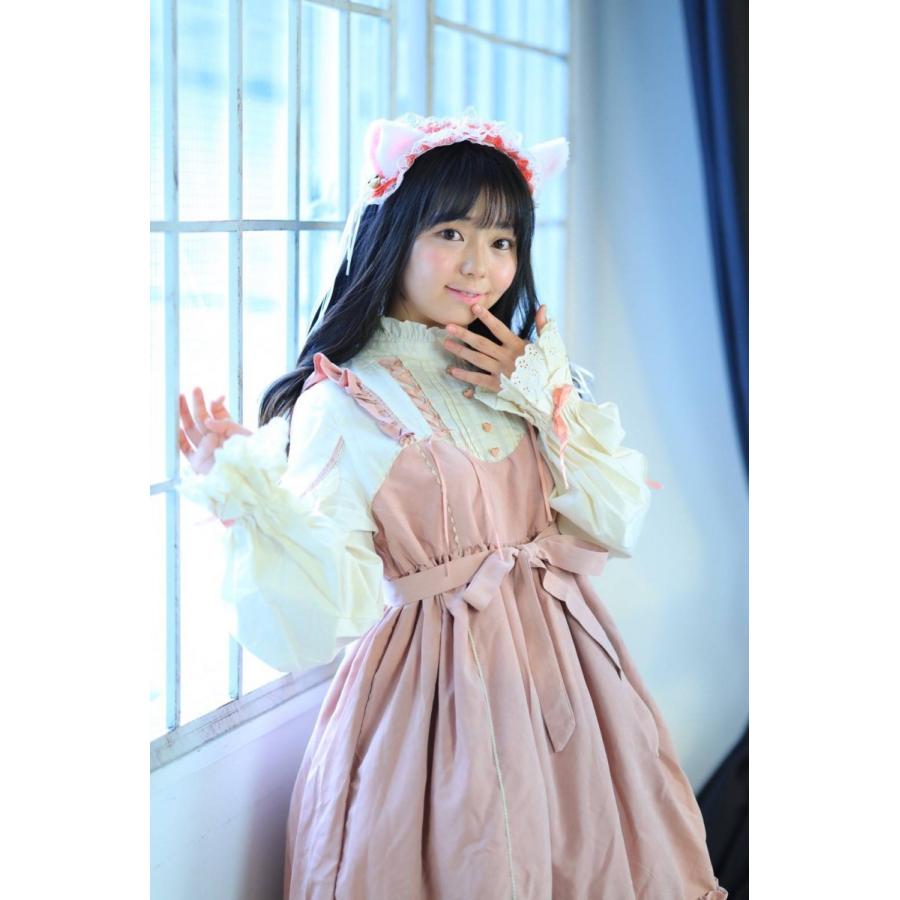 即納 現品限り ロリータ服 バックリボン ジャンスカ シンプル 甘ロリ