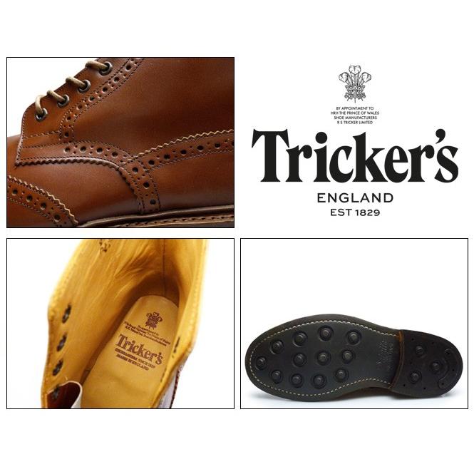 Tricker's（トリッカーズ） カントリーブーツ ウイングチップブーツ