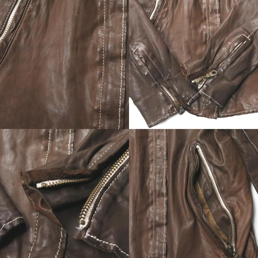 sisii シシ 日本製 カウレザーシングルライダースジャケット XXS