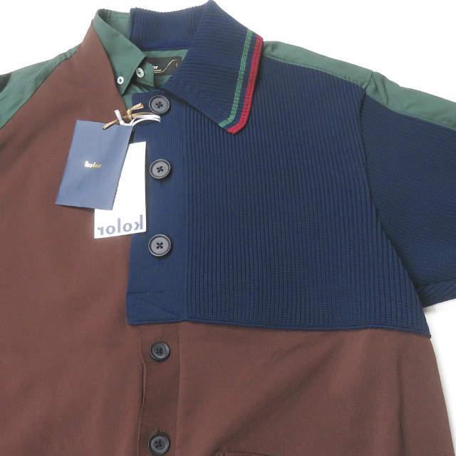 か*み様 kolor 21aw ドッキングニット サイズ3 21wcm-n023 か*み様