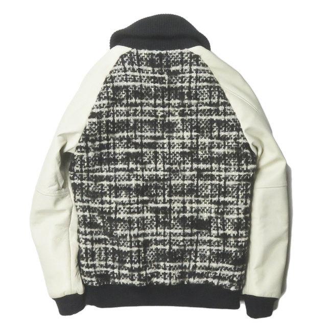 ウノピュウノウグァーレトレ 1piu1uguale3 日本製 TWEED DONKEY ZIP