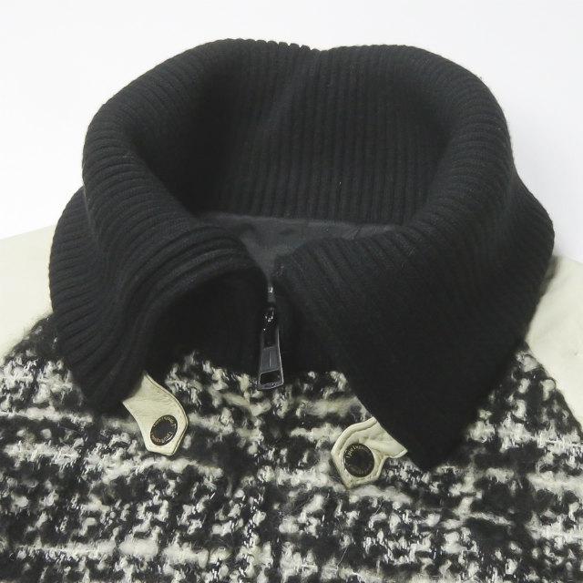 ウノピュウノウグァーレトレ 1piu1uguale3 日本製 TWEED DONKEY ZIP