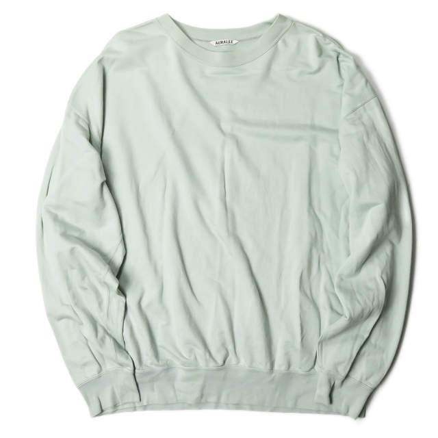 オーラリー AURALEE 18SS 日本製 SUPER HIGH GAUGE SWEAT BIG P/O