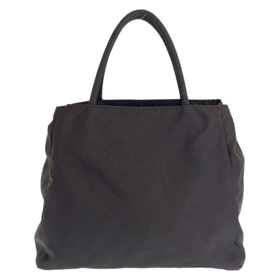 PRADA（プラダ） 美品 テスート 三角ロゴ ダークブラウン シルバー金具