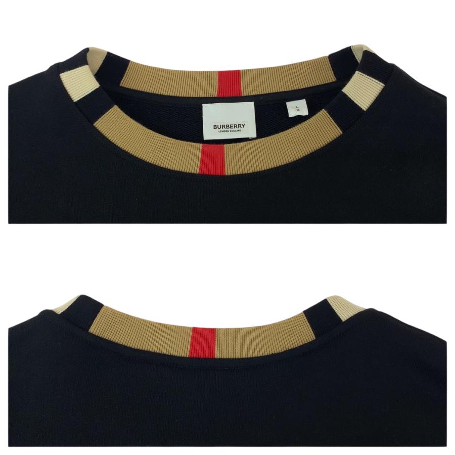 BURBERRY（バーバリー） 美品 チェック柄 ロゴ刺繍 サイズL ブラック