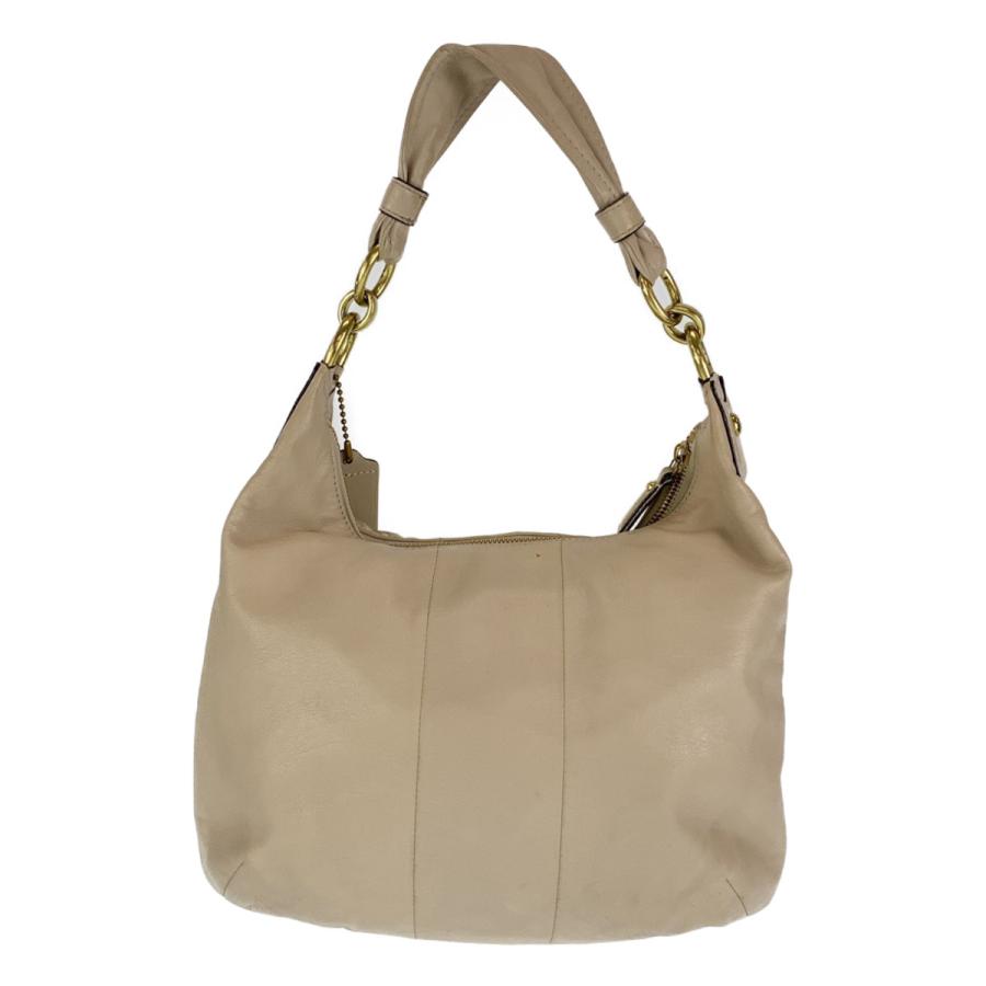 COACH（コーチ） クリスティン ホーボー ベージュ レザー 16808 肩掛け
