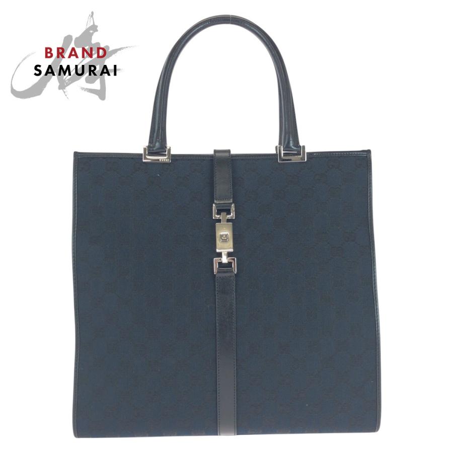 GUCCI（グッチ） 美品 ジャッキー ブラック 黒 シルバー金具 GG