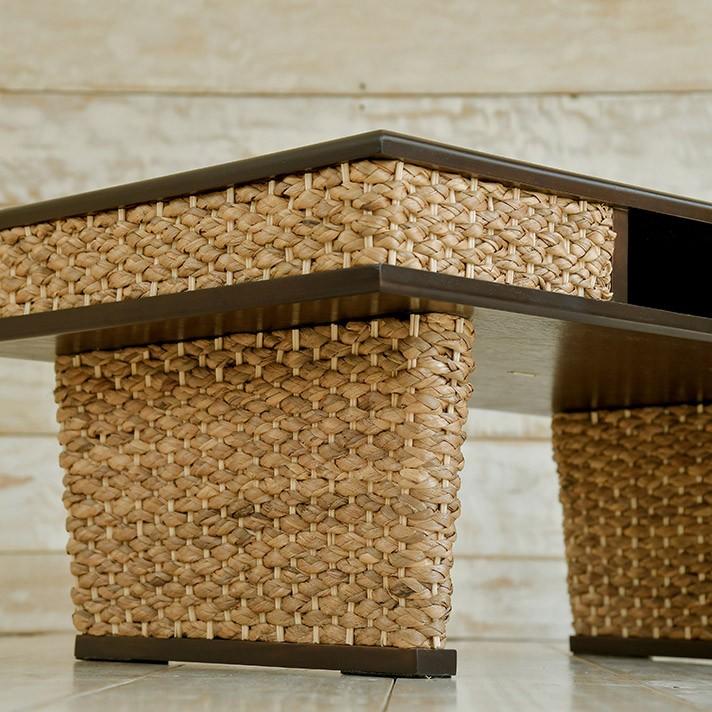 ウォーターヒヤシンス ローテーブル アジアン家具 W100cm ソファー