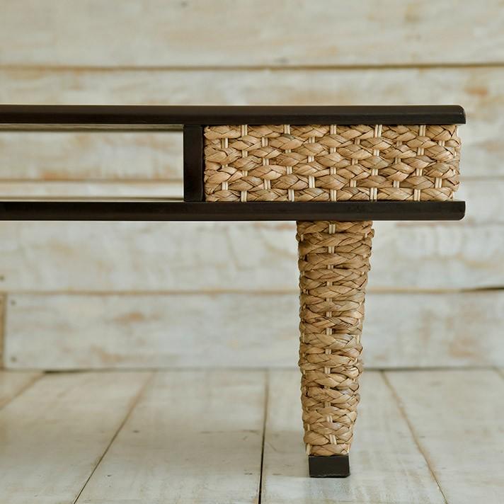 ウォーターヒヤシンス ローテーブル アジアン家具 W100cm ソファー