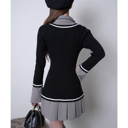 LIP SERVICE（リップサービス） シャツドッキングプリーツワンピース