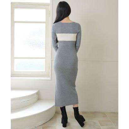 LIP SERVICE（リップサービス） デコルテオープンバイカラーリボン