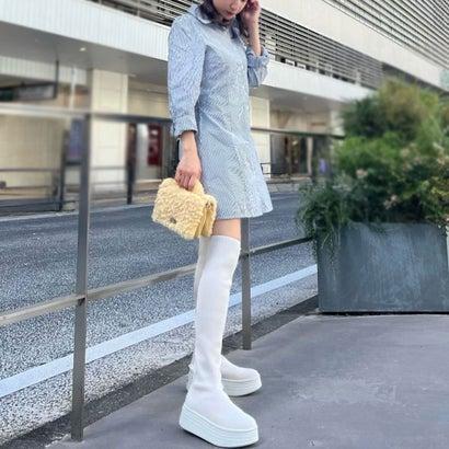 diana（プラスダイアナ） 【撥水加工】ストレッチニーハイブーツ