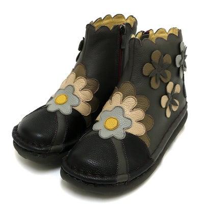 エスタシオン Estacion Estacion?エスタシオン?・フラワーモチーフ本革