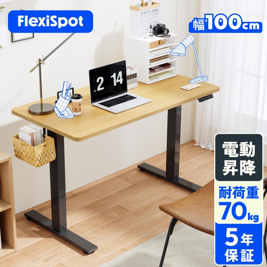 FlexiSpot デスク 100 電動式昇降デスク FlexiSpot EF1 スタンディング
