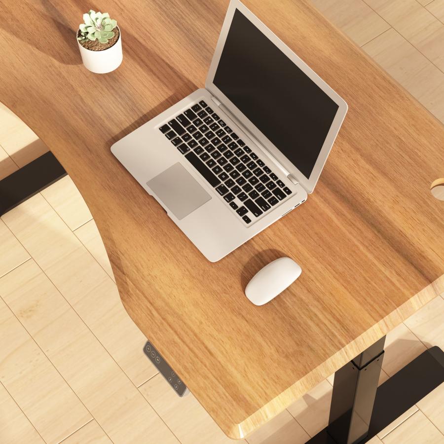 FlexiSpot 天板 カーブ型 木製天板 カーブ型天板 昇降デスク