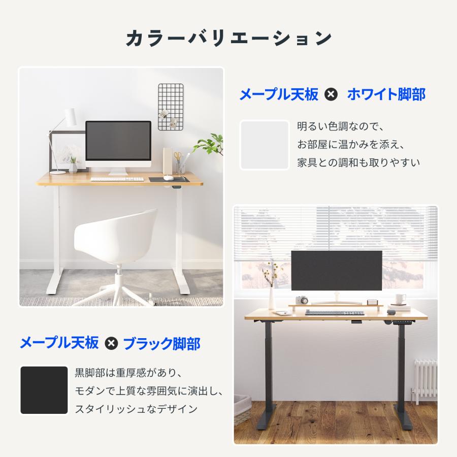FlexiSpot パソコンデスク 120cm 昇降デスク 電動 FlexiSpot E9 デスク