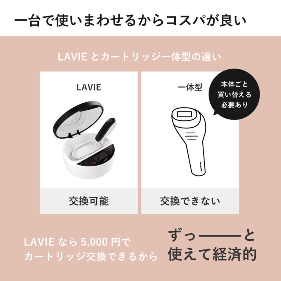 LAVIE（ラヴィ） LAVIE公式 LVA600 基本セット 美顔器 脱毛器 女性 vio