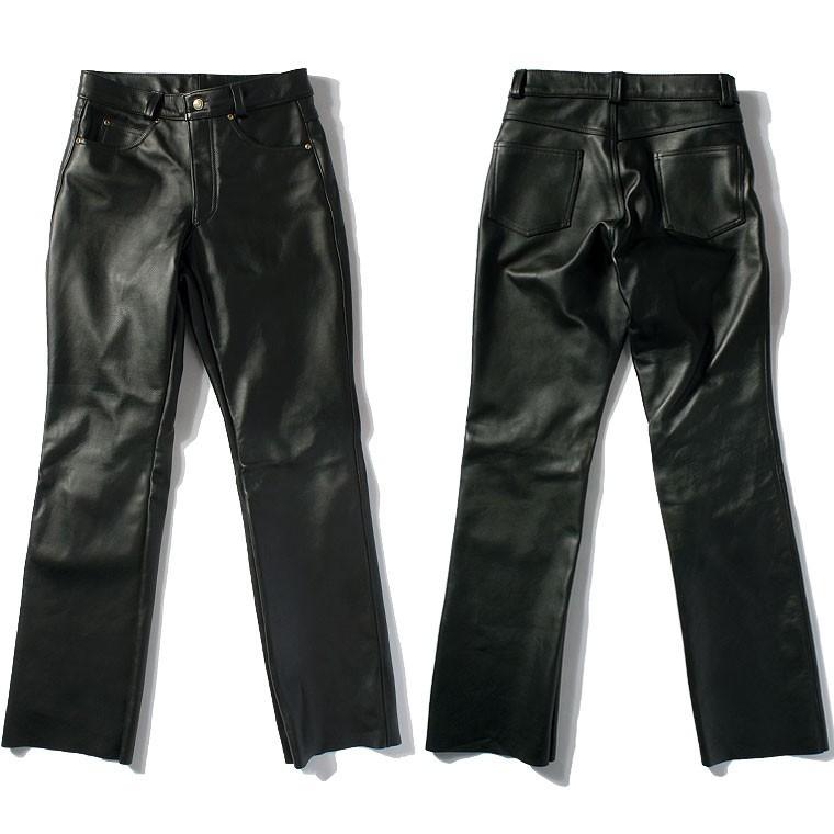 Schott N.Y.C（ショット） Schott ブーツカット レザーパンツ 604