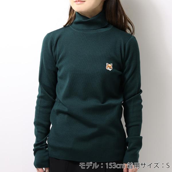 MAISON KITSUNE（メゾン キツネ） FOX HEAD PATCH FITTED TURTLENECK