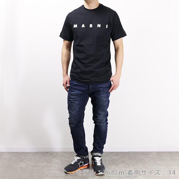 MARNI（マルニ） LOGO T-SHIRT Tシャツ 半袖 クルーネック ロゴT