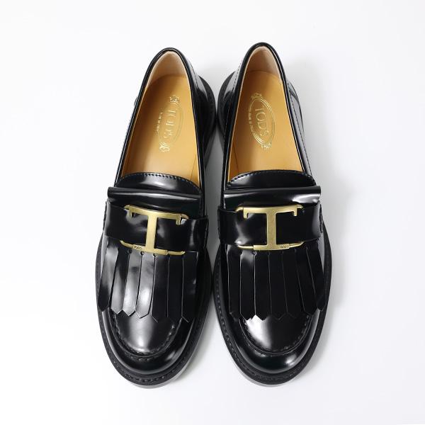 TOD'S（トッズ） TODS T TIMELESS Fringe Leather Loafers レザー