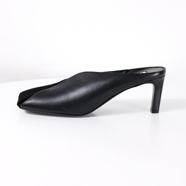 JIL SANDER（ジルサンダー） Square Toe Leather Mules サンダル