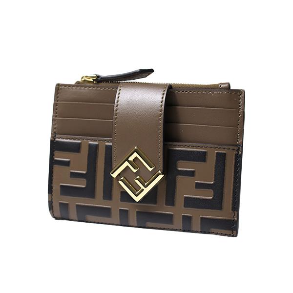 FENDI（フェンディ） FF Diamonds Zip Card Case FFダイヤモンド