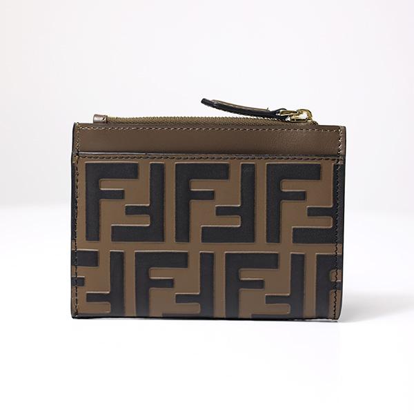 FENDI（フェンディ） FF Diamonds Zip Card Case FFダイヤモンド