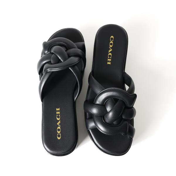 COACH（コーチ） サンダル Everette Leather Sandals エバレット CI221