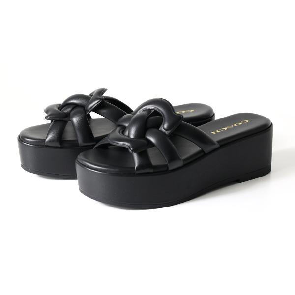 COACH（コーチ） サンダル Everette Leather Sandals エバレット CI221