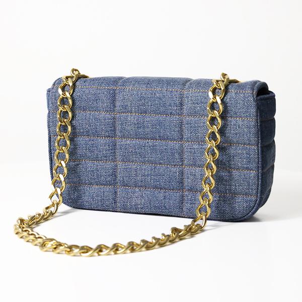 CELINE（セリーヌ） ショルダーバッグ Celine Logo Denim Chain