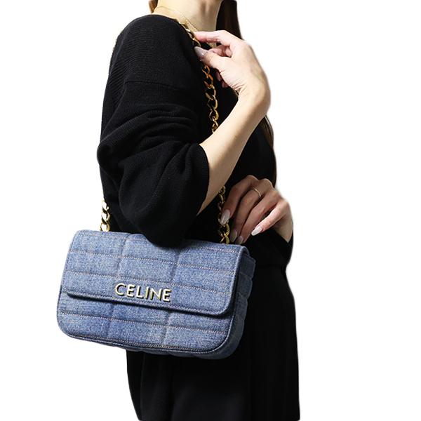 CELINE（セリーヌ） ショルダーバッグ Celine Logo Denim Chain