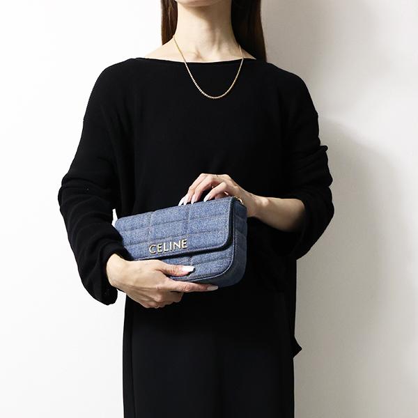 CELINE（セリーヌ） ショルダーバッグ Celine Logo Denim Chain