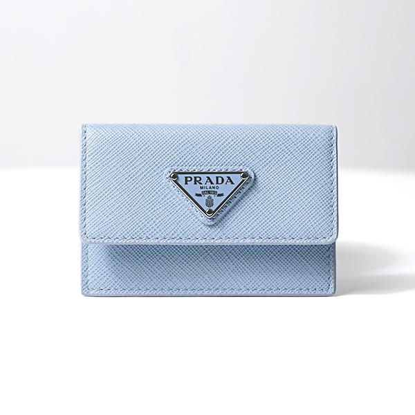 PRADA（プラダ） カードケース Saffiano Leather Triangle Logo Card