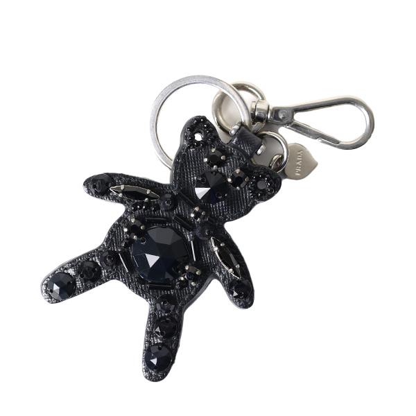 PRADA（プラダ） 【LaGヴィンテージ】PRADA キーホルダー Black Teddy