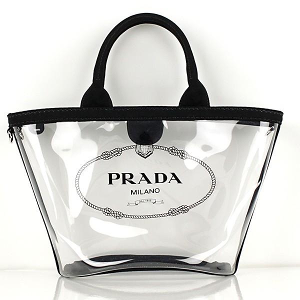 PRADA（プラダ） Plexi Shopper プレックス カナパ クリアトート