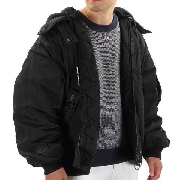 off white（オフホワイト） Off-White ARROW GARMENT DYED BOMBER