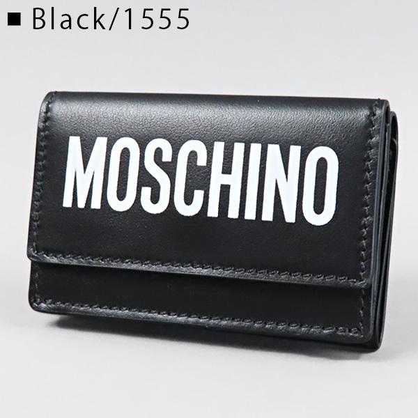 MOSCHINO（モスキーノ） Mini Logo Print Wallet A81058001 1001 1555