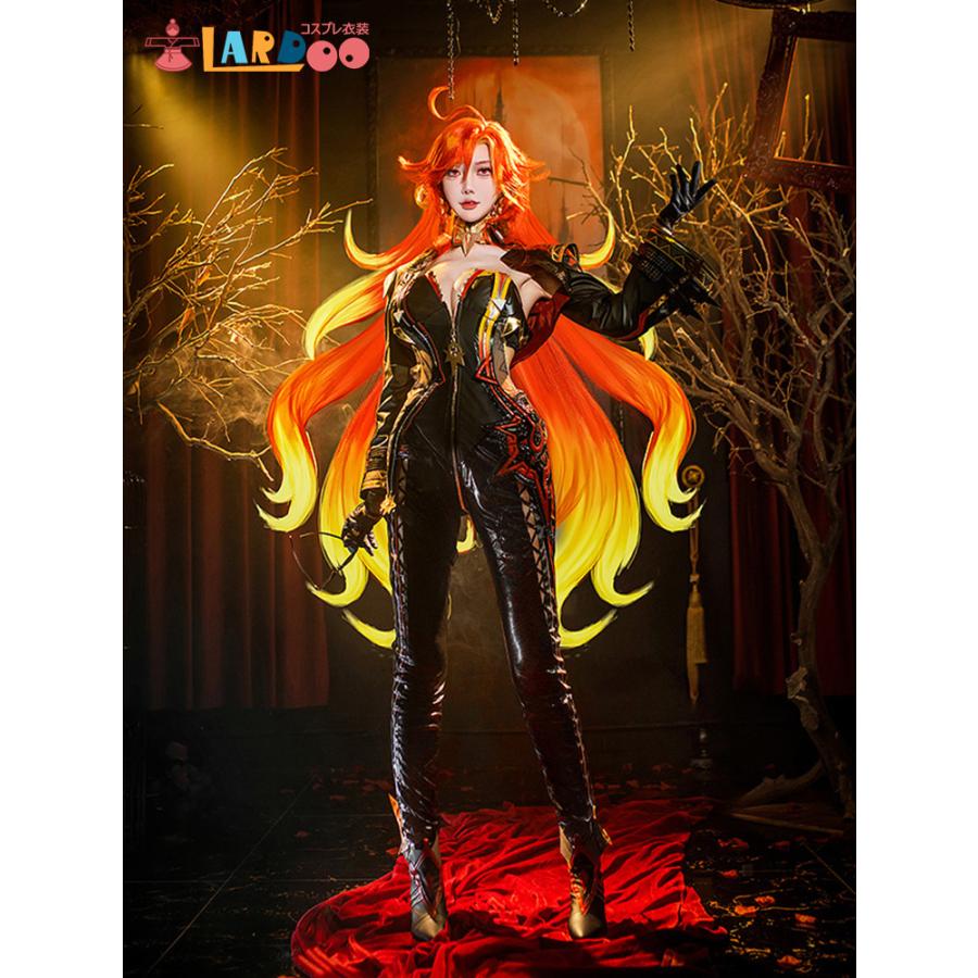 原神 Genshin ナタ マーヴィカ-Mavuika コスプレ衣装 ブラックVer