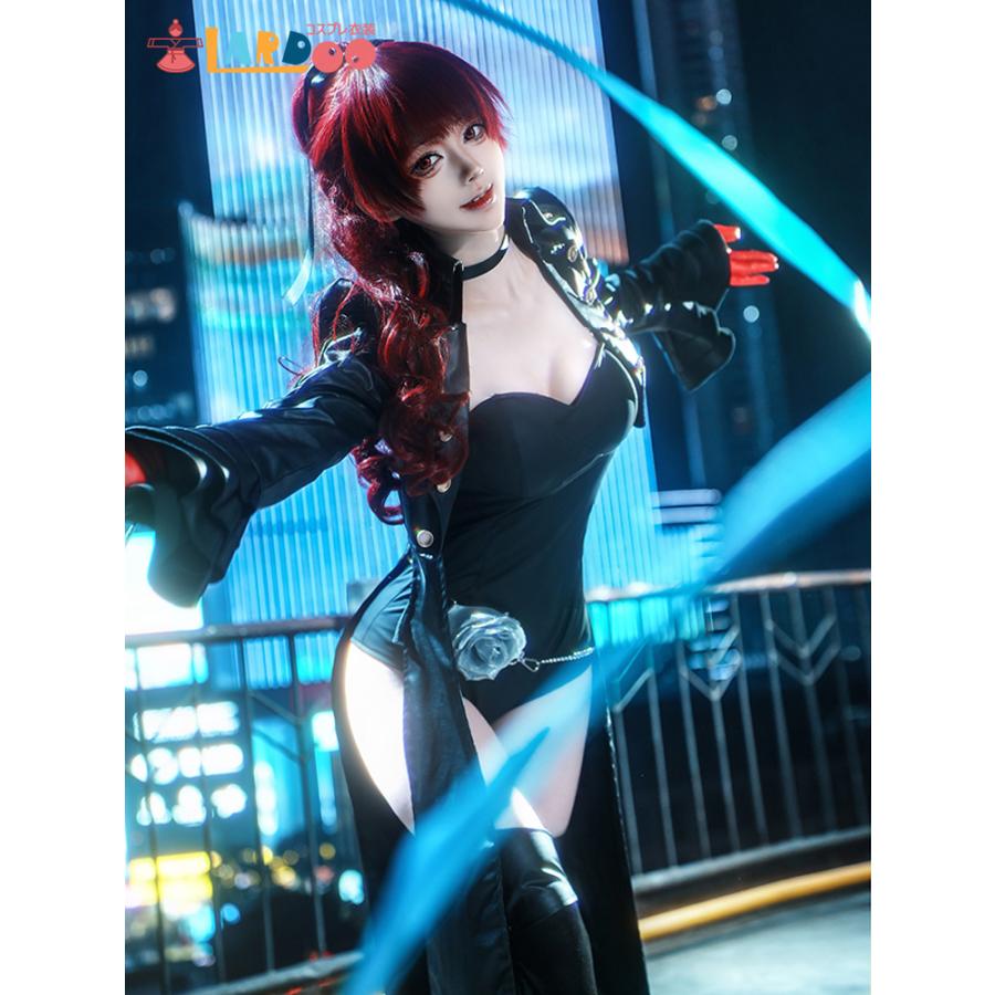 ペルソナ5 芳澤かすみ 怪盗スーツ仮面付き コスプレ衣装 コスチューム